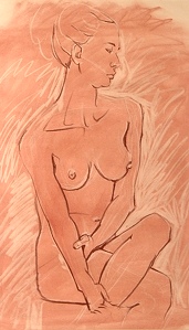 Natalie, seated