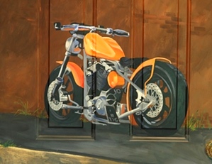 Motorcycle Mural