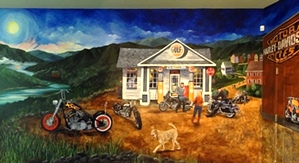 Motorcycle Mural